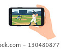 Subscribe to the service and watch baseball games on your smartphone 130480877