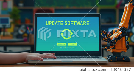 Software update on computer for brisk version of device software Software update on computer for brisk version of device software 130481337
