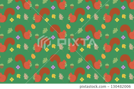 squirrel background illustration 130482006