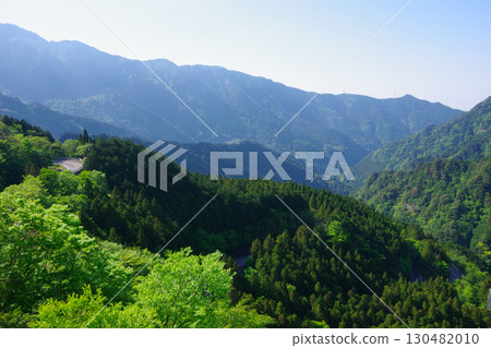View from near the Oonagayama Tunnel in Niihama City, Ehime Prefecture 130482010
