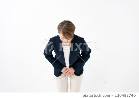 Women business bowing Women business bowing 130482740