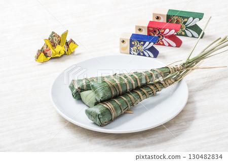 盤子裡的魚捲，男孩節，兒童節，圖像素材 130482834