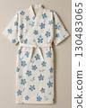 White kimono cloth 130483065