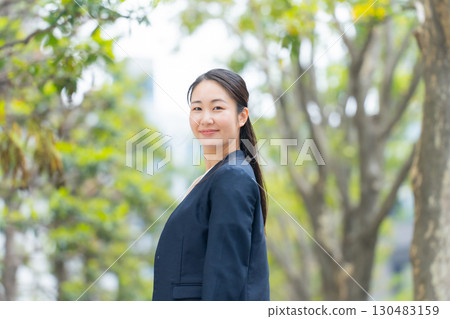 Female business outdoors Female business outdoors 130483159