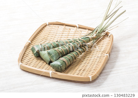 Chimaki in a basket, Boys' Day, Children's Day, image material Chimaki in a basket, Boys' Day, Children's Day, image material 130483229
