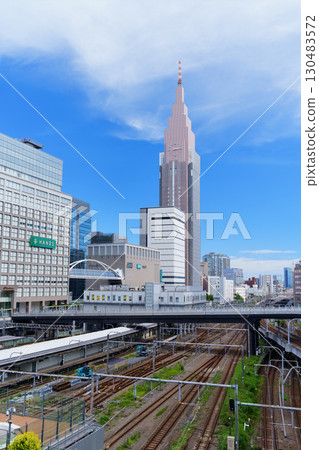 Scenery around Yoyogi Station in Yoyogi, Tokyo Scenery around Yoyogi Station in Yoyogi, Tokyo 130483572