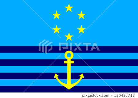 Flag of the Central Commission for Navigation on the Rhine Flag of the Central Commission for Navigation on the Rhine 130483718