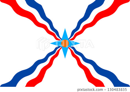 Flag of the Assyrians 130483835