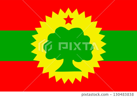 Flag of the Oromo Liberation Front 130483838