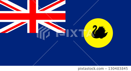Flag of Western Australia 130483845