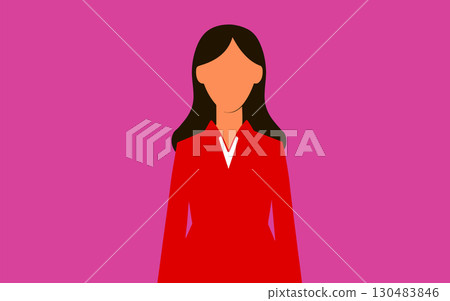 Illustration brief women Minimalist style 130483846