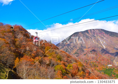 Autumn Akechidaira Ropeway Mount Nantai Autumn Akechidaira Ropeway Mount Nantai 130483875