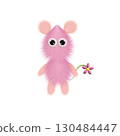 Fluffy flower fairy image creature 3D clip art illustration PNG 130484447