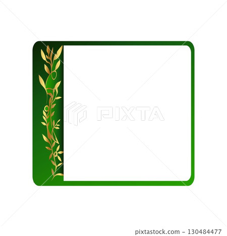 Decorative design set featuring flourish borders, corner elements, and frames, ideal for invitations, menus, and page embellishment 130484477