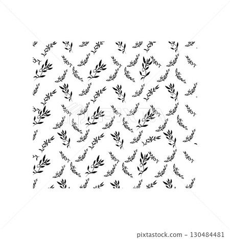 Decorative design set featuring flourish borders, corner elements, and frames, ideal for invitations, menus, and page embellishment 130484481