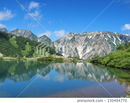 長野縣,八方池和後立山山脈,八月 長野縣,八方池和後立山山脈,八月 130484770