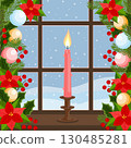 Christmas Candle Window 130485281