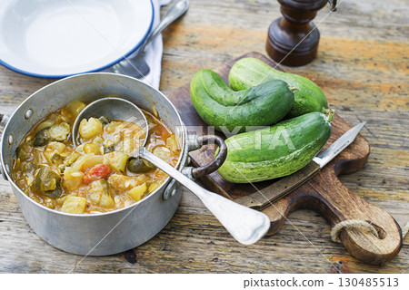 Cucumber dish Cucumber dish 130485513