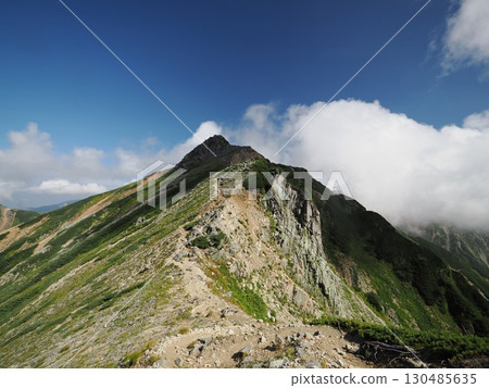 View of Mt. Warimo from the summit of Mt. Washu 130485635