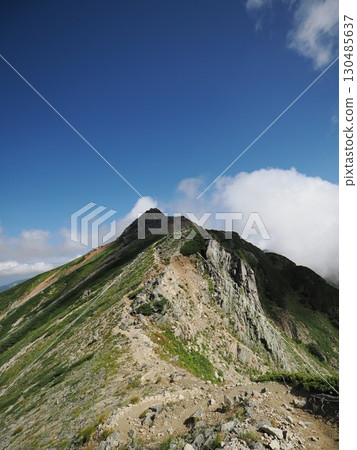 View of Mt. Warimo from the summit of Mt. Washu 130485637