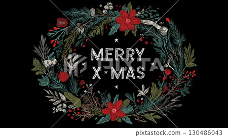 A simple Merry Christmas banner for your Christmas season design. Perfect for advertising on social media and e-commerce sites. A simple Merry Christmas banner for your Christmas season design. Perfect for advertising on social media and e-commerce sites. 130486043
