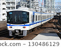 Nankai Electric Railway 7000 series (formerly Semboku Rapid Railway 7000 series) heading for Namba on the Nankai Main Line 130486129