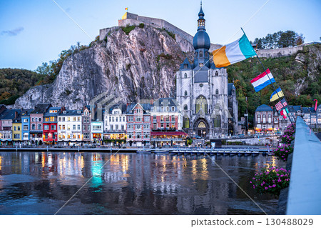 Fantastic evening in Dinant, Belgium 130488029