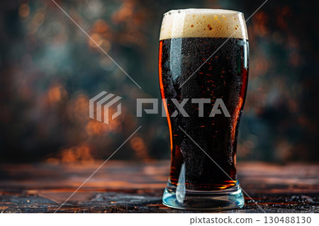 a glls of Black Beer, dark beer, pint dark beer, pint black beer .international beer day 130488130