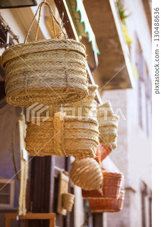 Valencia traditional esparto crafts near Mercado Central 130488636