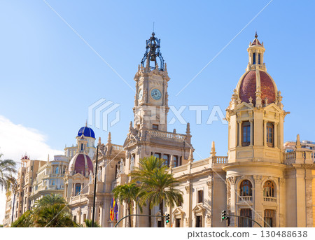 Valencia Ayuntamiento city town hall building Spain Valencia Ayuntamiento city town hall building Spain 130488638