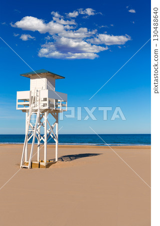 Gandia beach in Valencia Mediterranean Spain 130488640