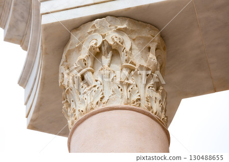 Columns in Cartagena Roman Amphitheater Spain 130488655