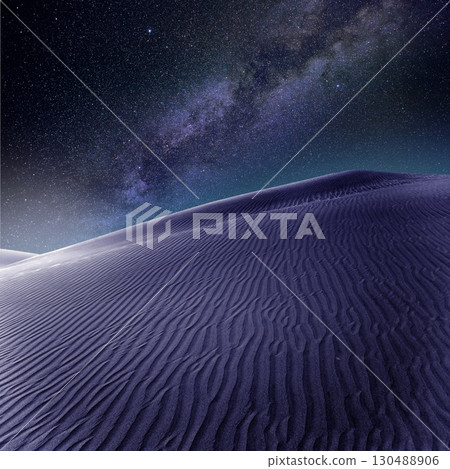 Desert sand dunes in Maspalomas Gran Canaria 130488906