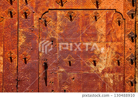 Moscardon church door in Sierra Albarracin Teruel Moscardon church door in Sierra Albarracin Teruel 130488910