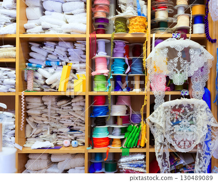Valencia old haberdashery in Plaza Redonda at Spain Valencia old haberdashery in Plaza Redonda at Spain 130489089