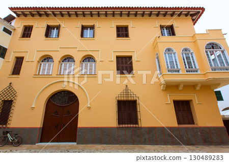 Menorca Ciutadella can Olives in downtown at Balearics 130489283