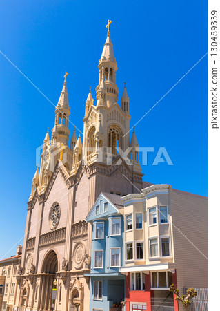 San Francisco St Peter and Paul Church at Washington Square 130489339