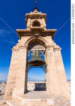 Valencia Miguelete belfry tower Micalet in Spain Valencia Miguelete belfry tower Micalet in Spain 130489361