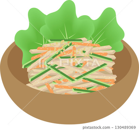 Burdock salad 130489369