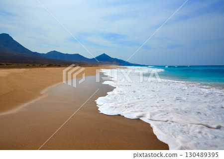 Cofete Fuerteventura beach at Canary Islands Cofete Fuerteventura beach at Canary Islands 130489395