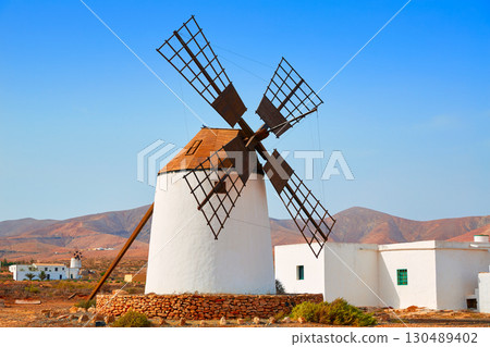 Fuerteventura windmill in Llanos de la Concepcion 130489402