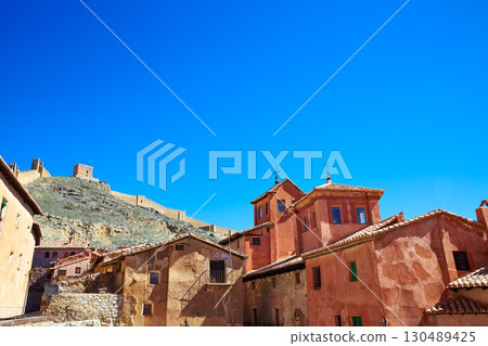 Albarracin medieval town at Teruel Spain Albarracin medieval town at Teruel Spain 130489425