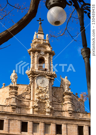 Valencia Santos Juanes church facade Spain Valencia Santos Juanes church facade Spain 130489438