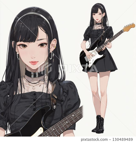 音樂女孩017電吉他 130489489