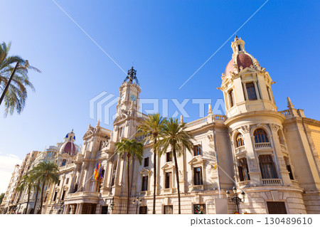 Valencia Ayuntamiento city town hall building Spain 130489610