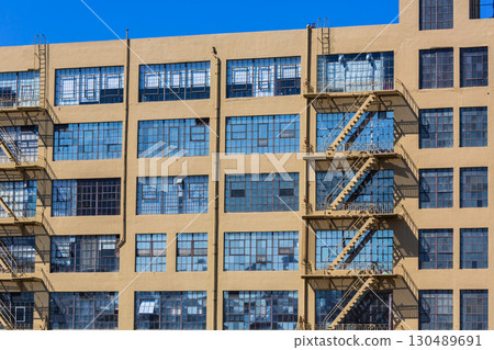 San Francisco industrial vintage buildings in California 130489691