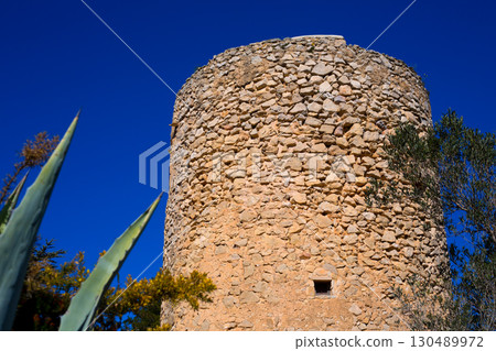 Javea denia San antonio Cape old windmills masonry structure 130489972