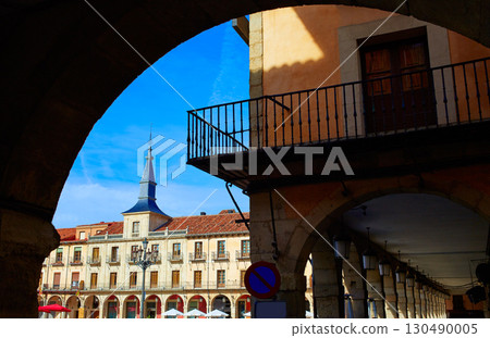 Leon Plaza Mayor in Way of Saint James Castilla Leon Plaza Mayor in Way of Saint James Castilla 130490005