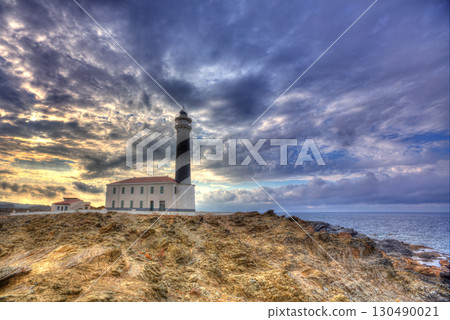 Cap de Favaritx sunset lighthouse cape in Mahon 130490021