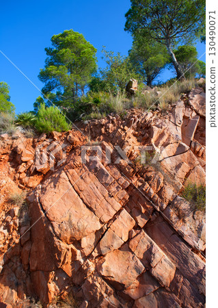Castellon Desierto de las Palmas desert red mountains 130490071